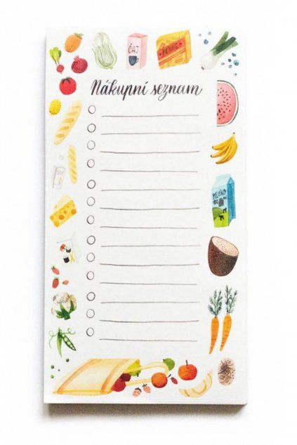nakupni seznam chaukiss planovani