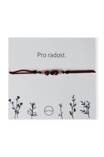 Náramek pro radost | Karneol, hematit, křemen